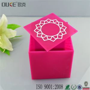 Malé rozměry Roztomilé transparentní akrylové Candy Box Candy Buffet sklenice