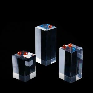 Shop Retail Handmade Clear Acrylic Displej blokuje panely z akrylového skla