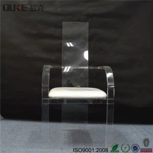 Velkoobchod Nový design Personalizované Clear Perspex Akrylové Stoličky