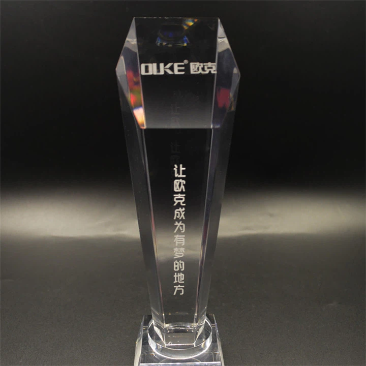 Custom Clear Acrylic Trophies - Acrylic Award Plaques