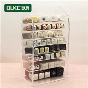 Průhledný akrylový držák displeje pro rtěnku