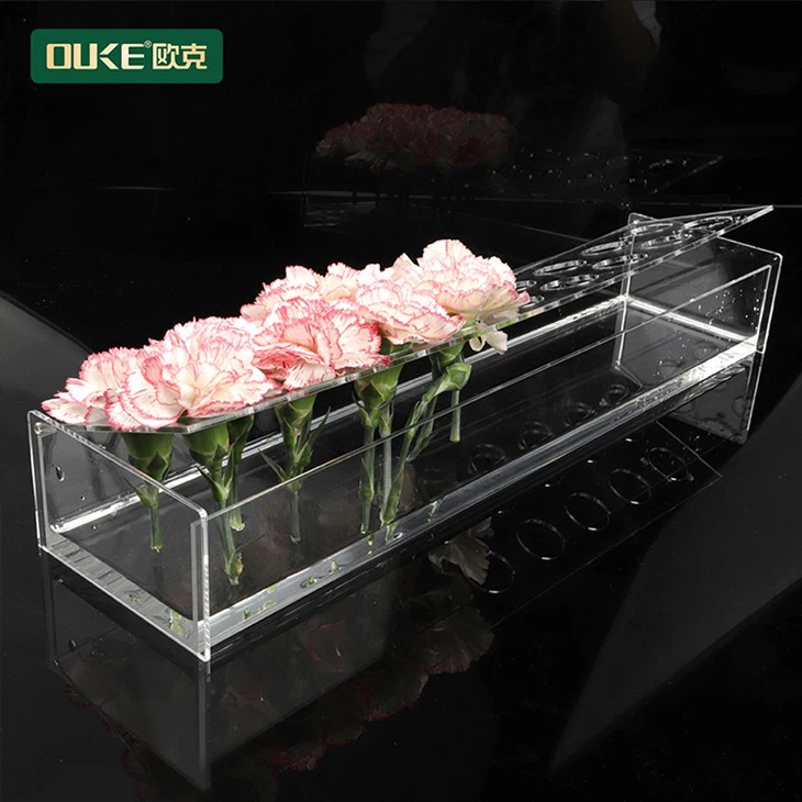 Clear Acrylic Flower Vase